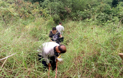 惠州市龍門縣龍巖禪寺溶洞群地質(zhì)雷達(dá)探測