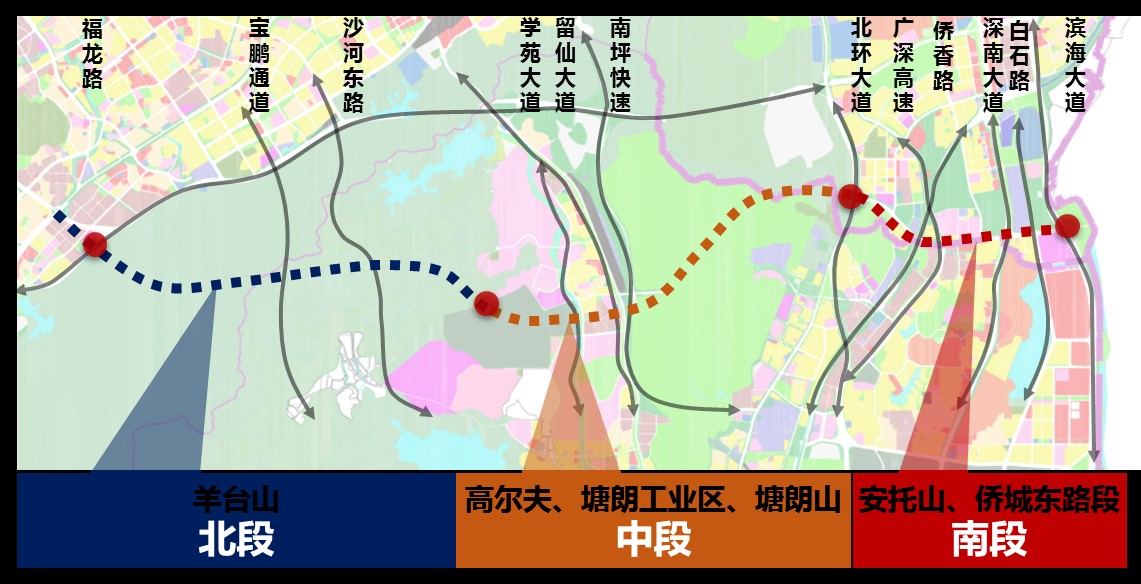 僑城東路北延通道工程設(shè)計勘察、測量、物探